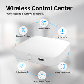MOES gateway supports voice control through Alexa and Google Assistant.