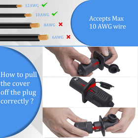Moestoont marine connector features ergonomic handle for easy connections