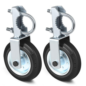 MOFEEZ gate wheel for metal swing gate frame 1-5/8 to 2 in, eases movement on concrete