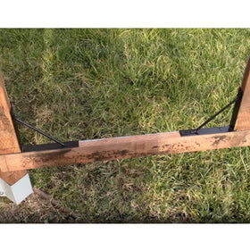 MOFEEZ wood window bracket providing frame support and stability