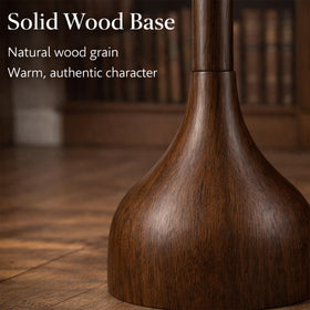 MOFFE wood-accent pull chain adds convenient control beside seating areas.
