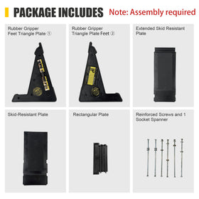 Mogseek easy-assembly ladder leveler saves setup time