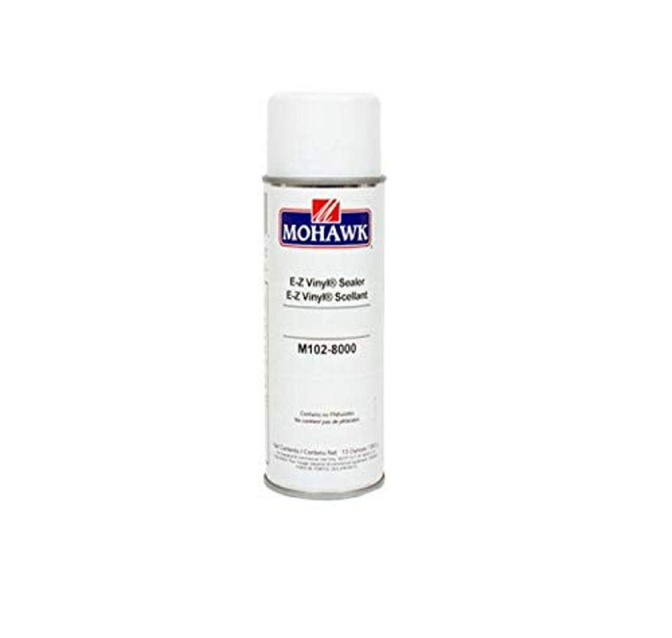 Mohawk E-Z Vinyl Sealer aerosol can for cabinet spot repairs and moisture resistance.