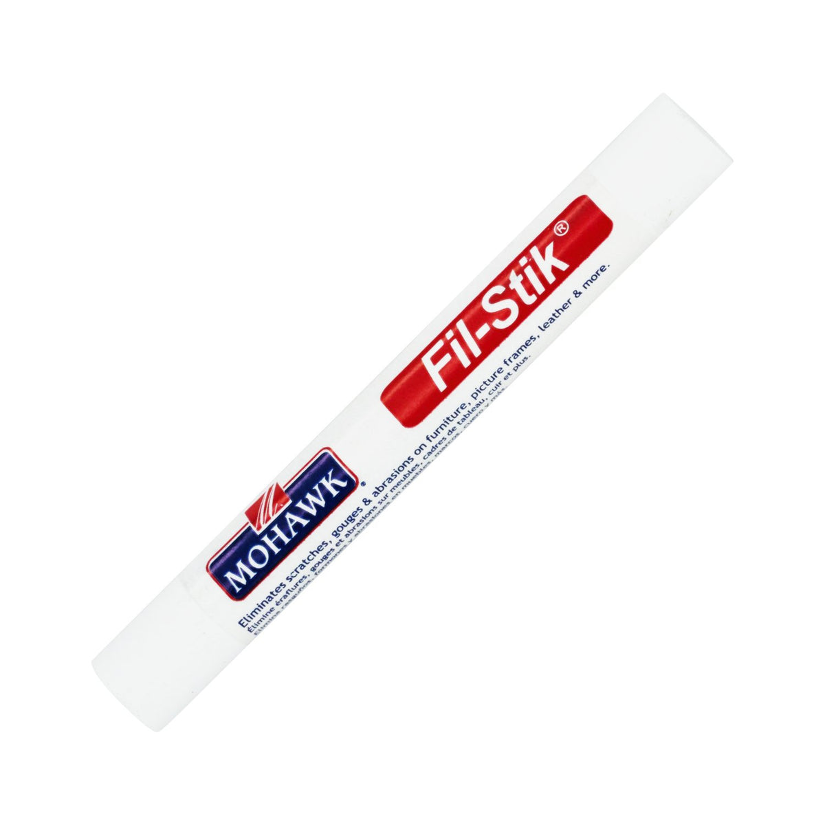 Mohawk Fill Stick White enables quick furniture touch-ups, concealing nicks and scratches with a matte finish.