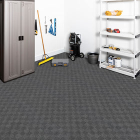 Mohawk Home easy-cut tiles allow custom shapes.