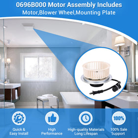 Broad Nutone compatibility covers QT90-B and QT110B series upgrades.