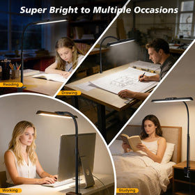 MOICO space-saving clamp design keeps your desk clutter-free.