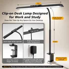 MOICO stepless dimming control lets you tailor brightness and warmth.