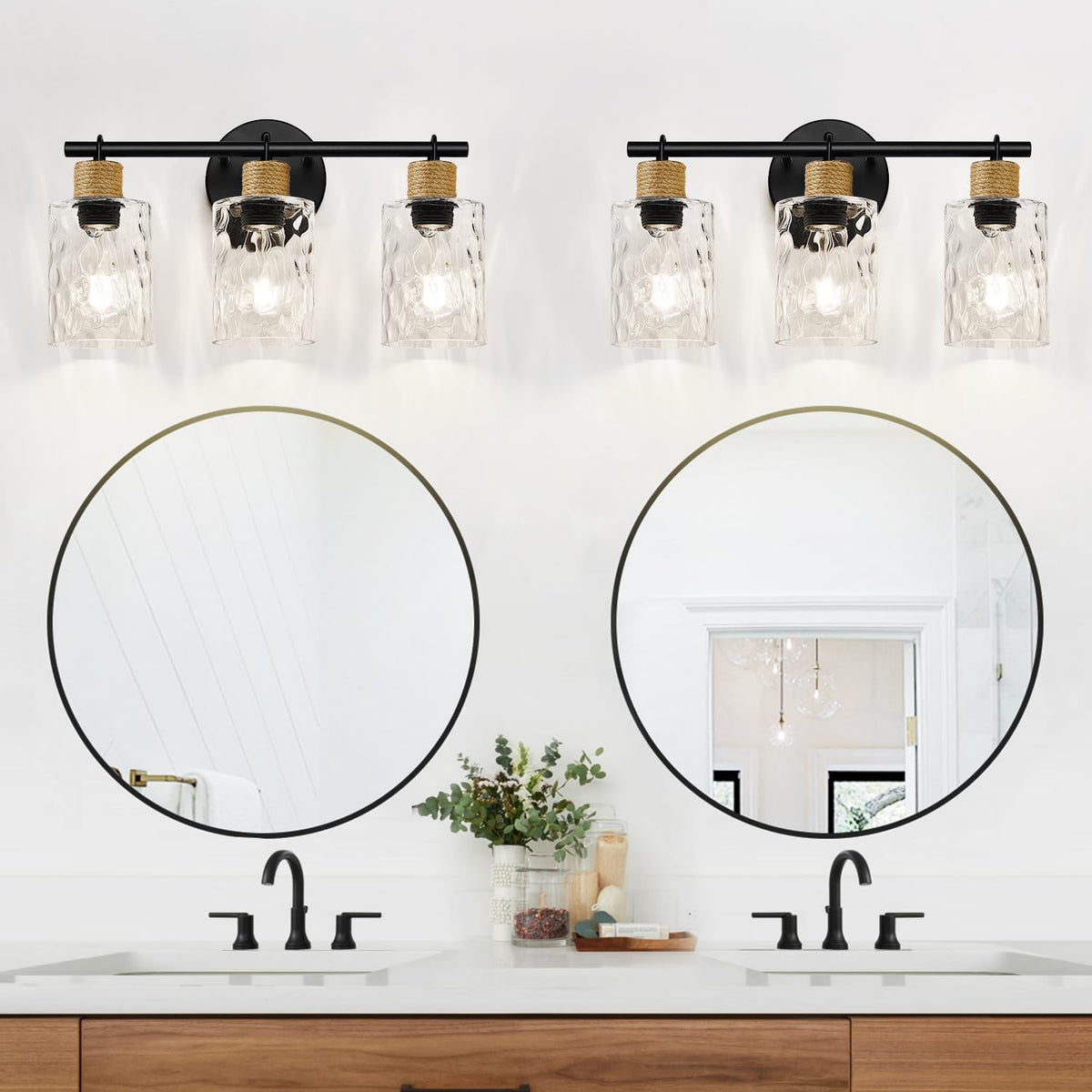 MOKATNG three E26 sockets support versatile bulb choices for customization