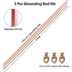 MOKIKUBA copper clad steel grounding rod for high conductivity and corrosion resistance.