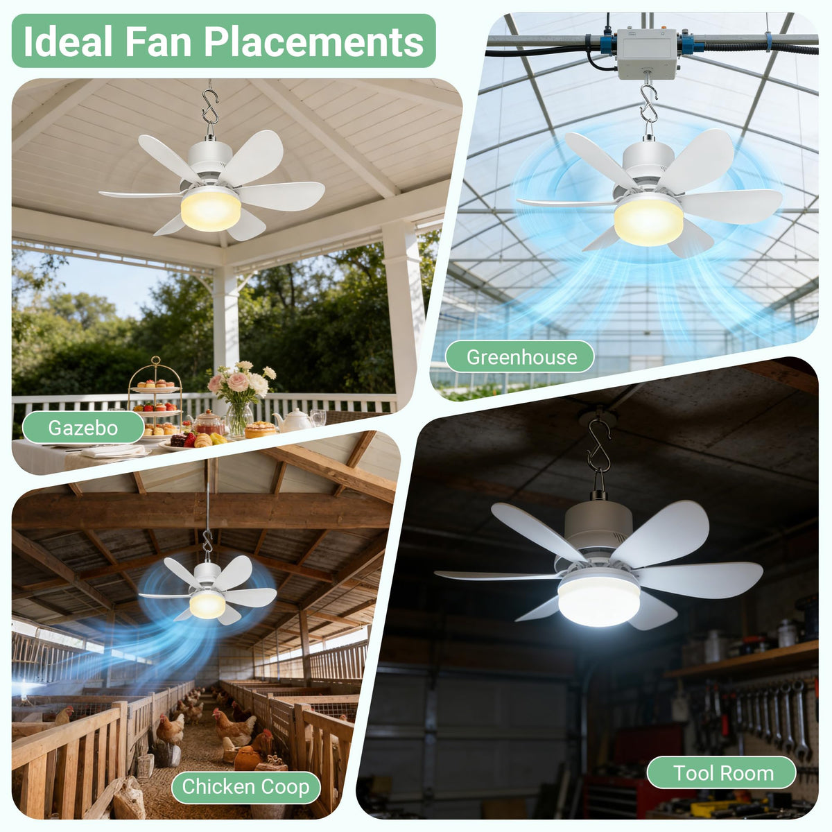 MOKOQI IP54 Weatherproof construction withstands dust and light rain