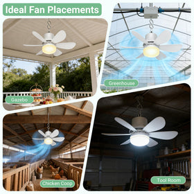 MOKOQI IP54 Weatherproof construction withstands dust and light rain