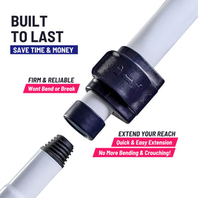 Moku Home aluminum durable construction supports long-lasting cleaning sessions.