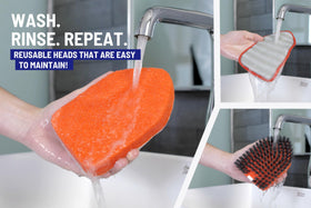 Moku Home versatile cleaning tool for bathroom, tile, tub, and more.