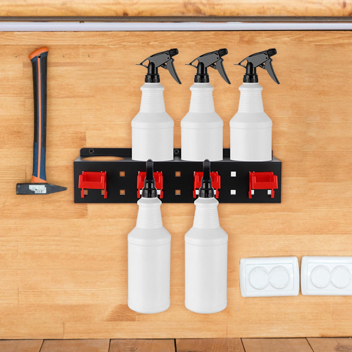 MOLIGOU wall-mounted installation simplifies setup with included screws and anchors.