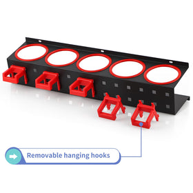 MOLIGOU five-hole five-hook rack keeps bottles in one place