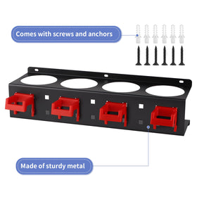 MOLIGOU 4-holes 4-hooks configuration saves workspace and improves workflow.