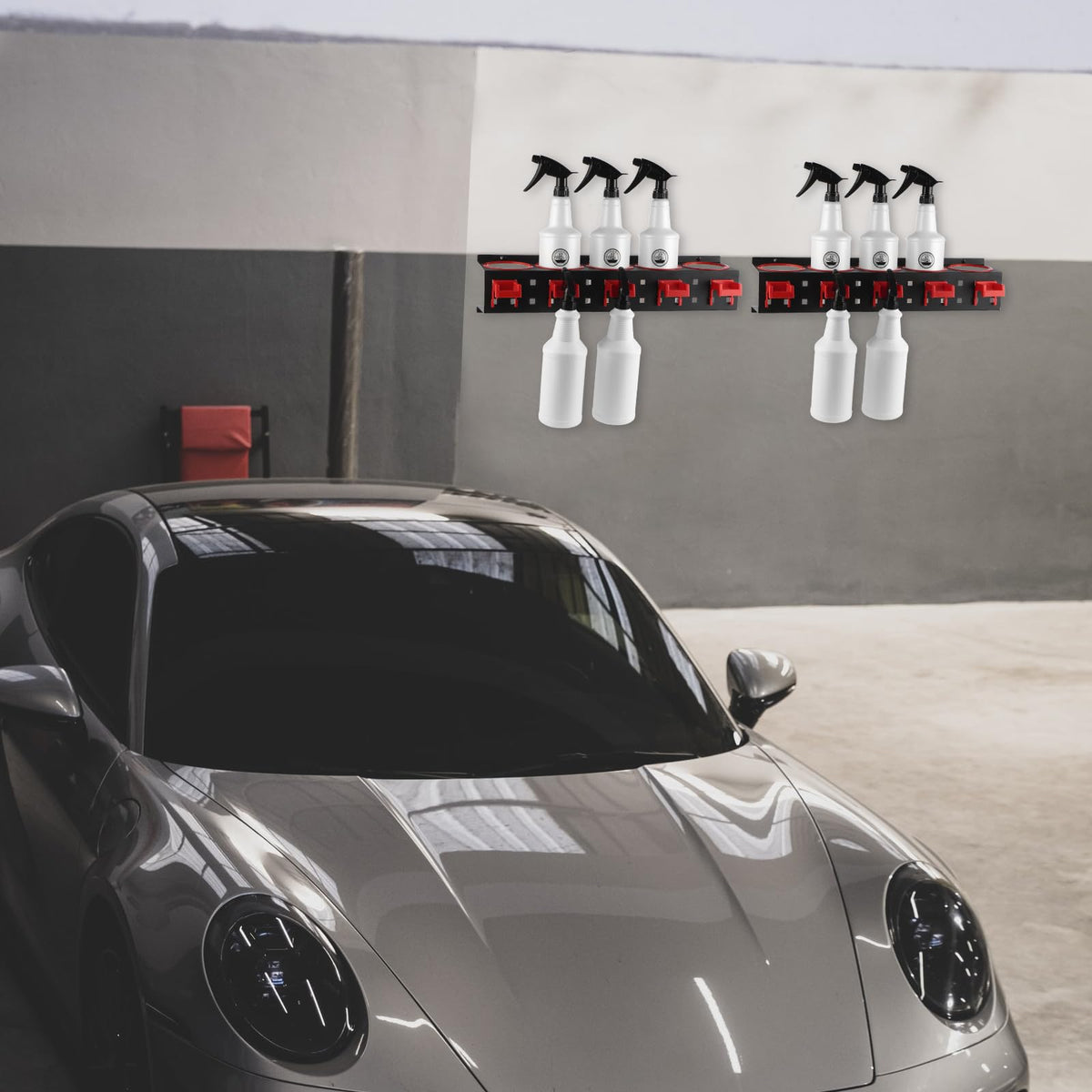 MOLIGOU garage detailing shop organizer keeps products accessible