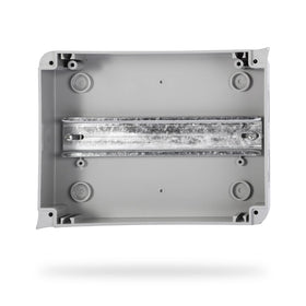 Mollom packaging includes box, screws, and connectors