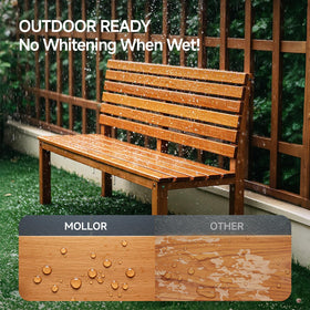 Mollor restores garden furniture with vibrant color.