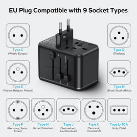 MOMAX compact design ideal for travel bags and on-the-go charging.