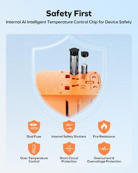 Effortless plug-in with redesigned, user-friendly prongs