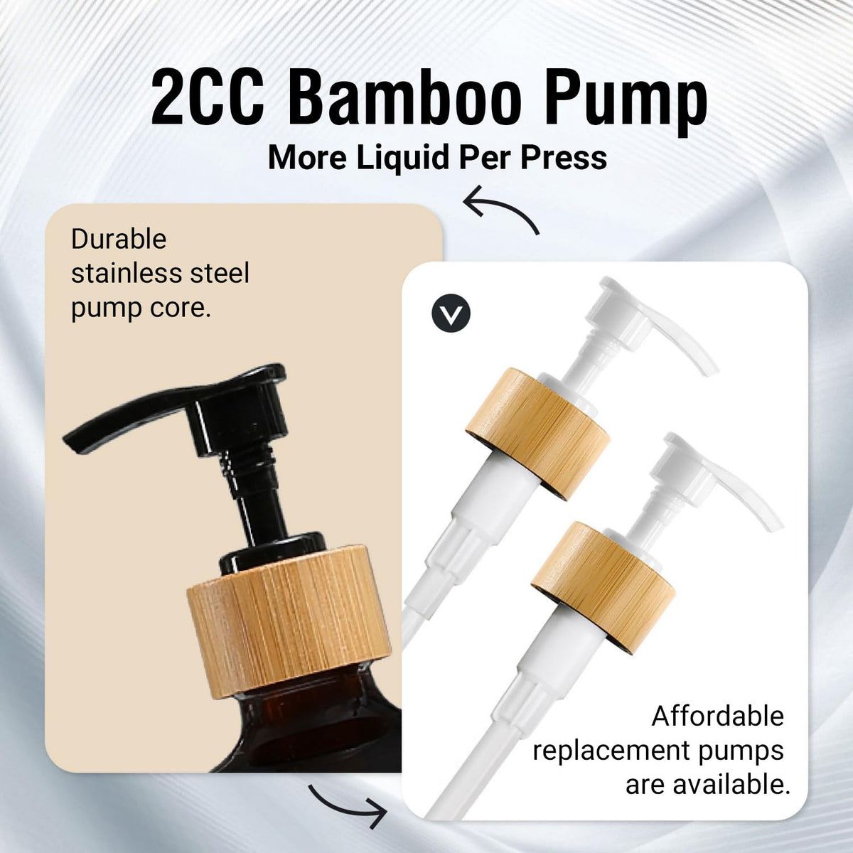 Chic kitchen counter display featuring MOMEEMO soap dispensers.