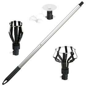 momolove 12ft light bulb changer extending pole for high ceilings, safer bulb replacement