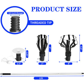 momolove suction cup dust-free positioning for stable bulb changes