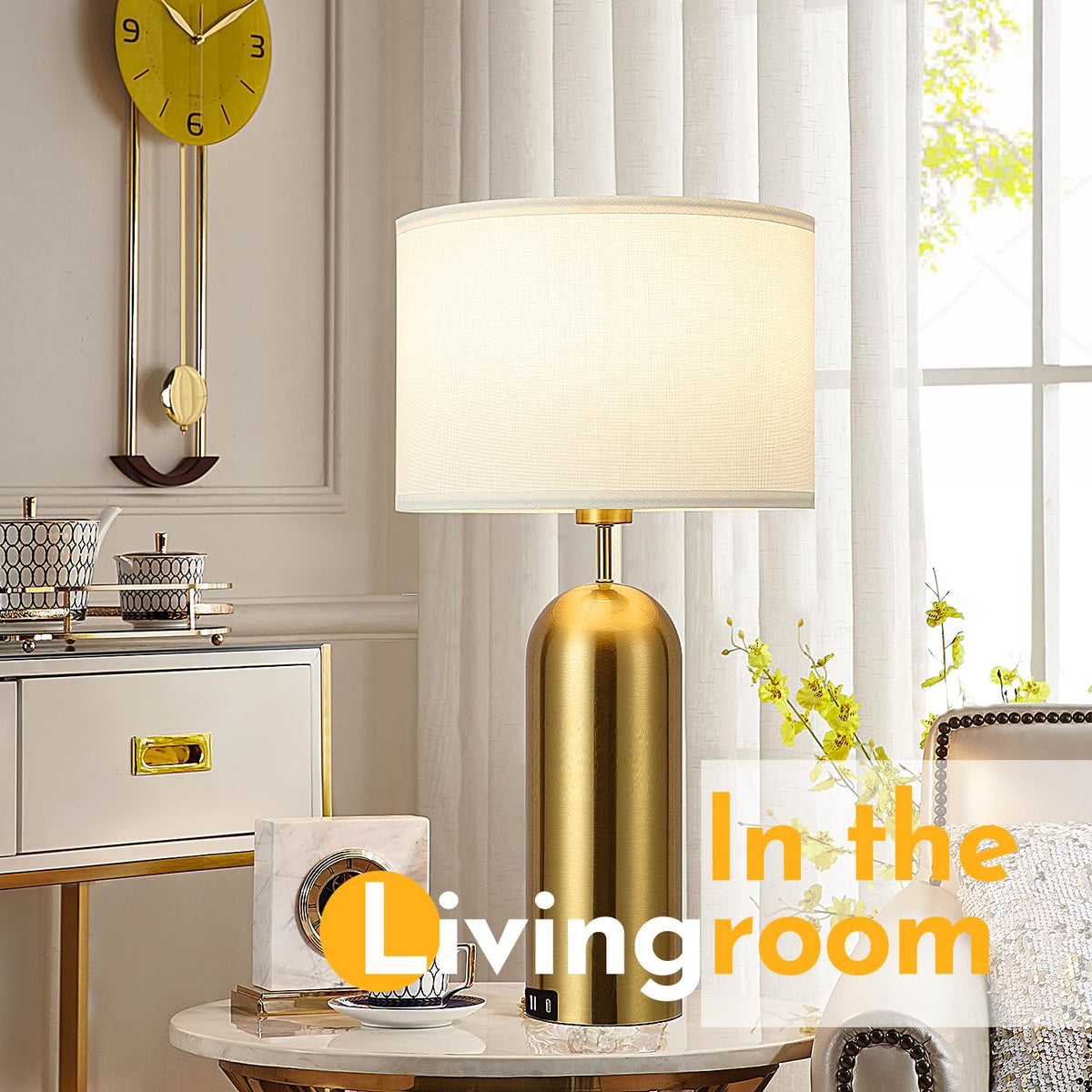 MoMyofdy included LED bulbs provide warm, eye-friendly light.
