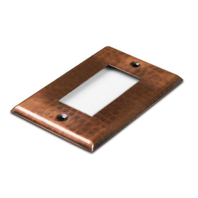 Monarch Abode brushed gold wall plate provides a warm accent for upscale interiors