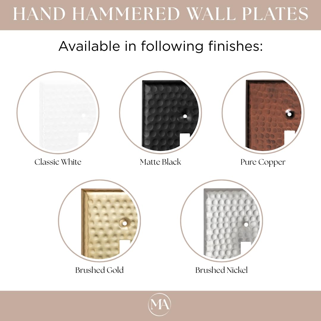 Monarch Abode GFCI and Decora compatible wall plate ensures an easy installation and a clean finish