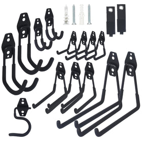 Moneek's Hardware 16-pack garage hooks for versatile storage