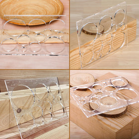 Monliful circle inlay templates showing 13 sizes for versatile circle cuts.