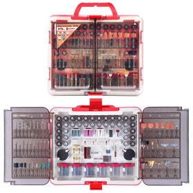 MonoPro 476 PCS rotary tool case showing organized storage for easy access.