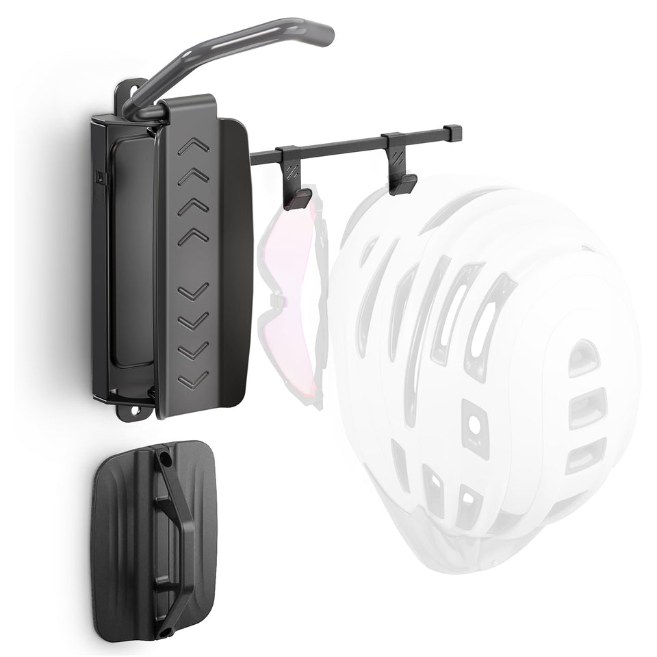MonTEK swivel bike wall mount shows angled hook for quick, secure mounting.