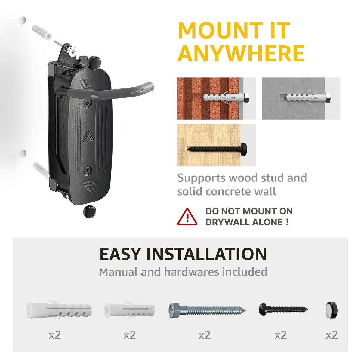 durable steel construction supports up to 66 pounds per unit
