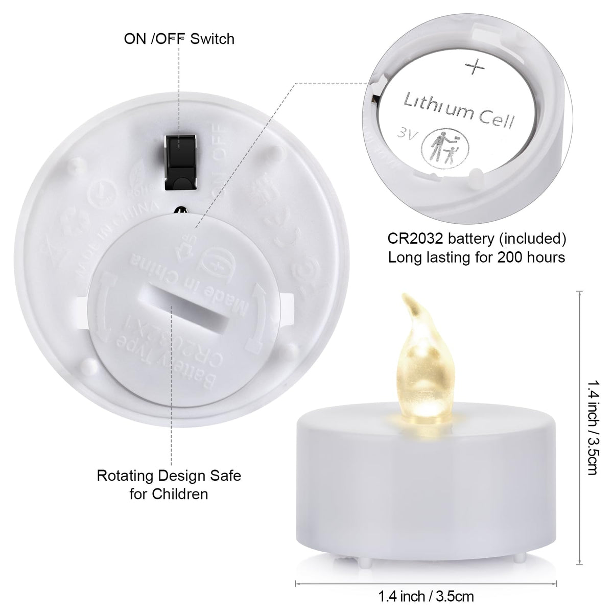Mookray tea light perfect for Christmas and holiday party decor