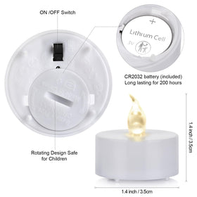Mookray tea light perfect for Christmas and holiday party decor