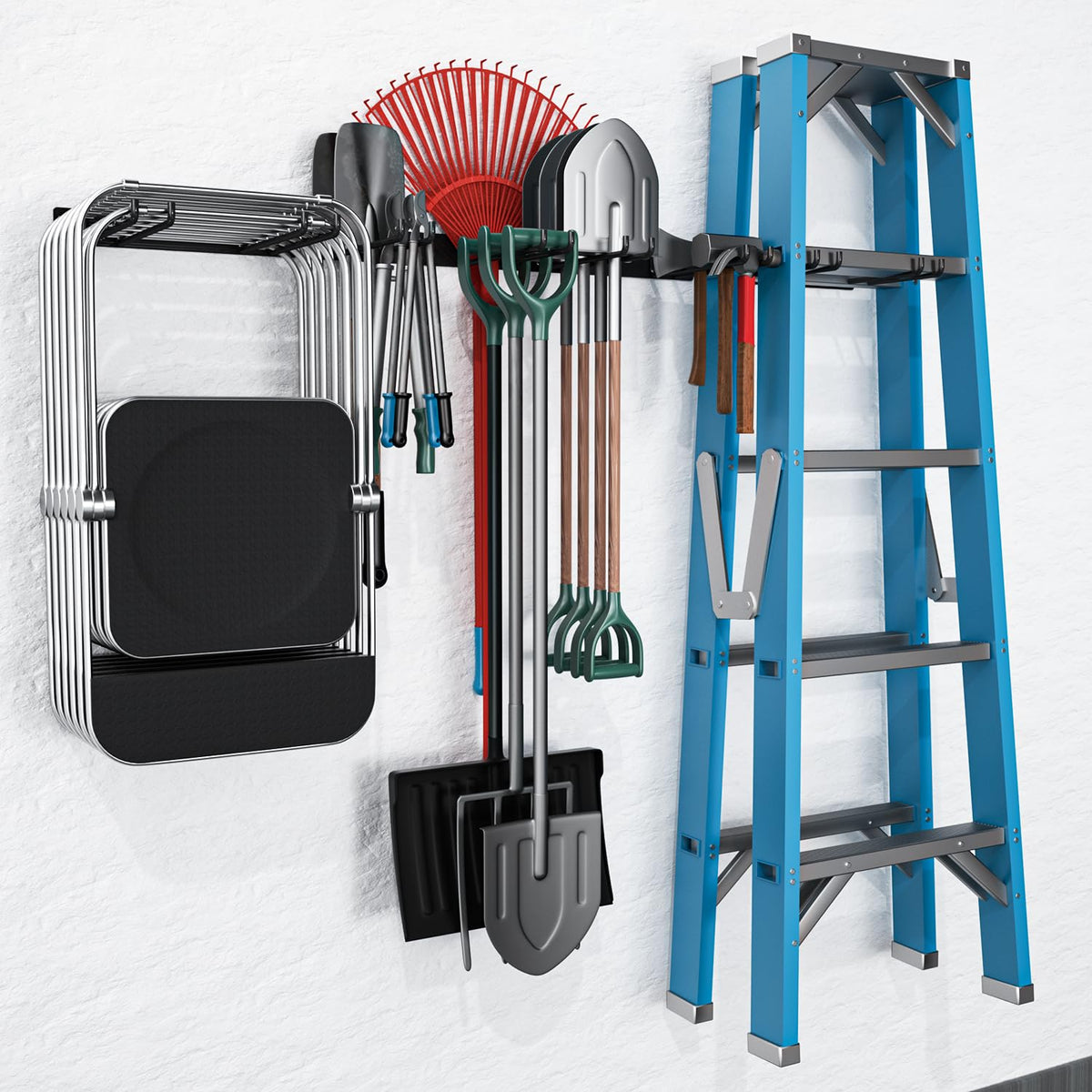 MOOMSINE heavy-duty garage hooks support sturdy load for chairs and tools
