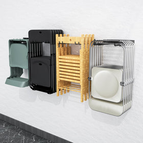MOOMSINE space-saving solution for storing folding chairs and tools
