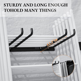 MOOMSINE space-saving rack neatly lines chairs and tools on the wall.