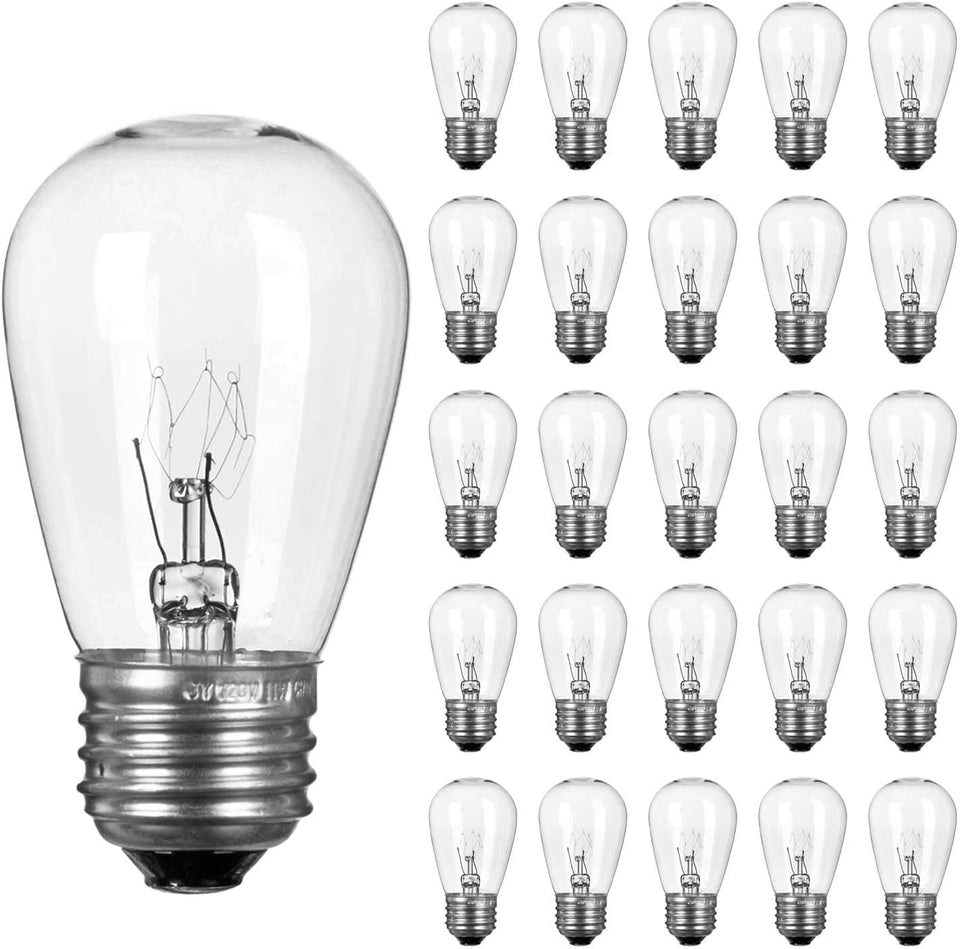 Moonflor S14 11W 2700K bulb for cozy outdoor patios
