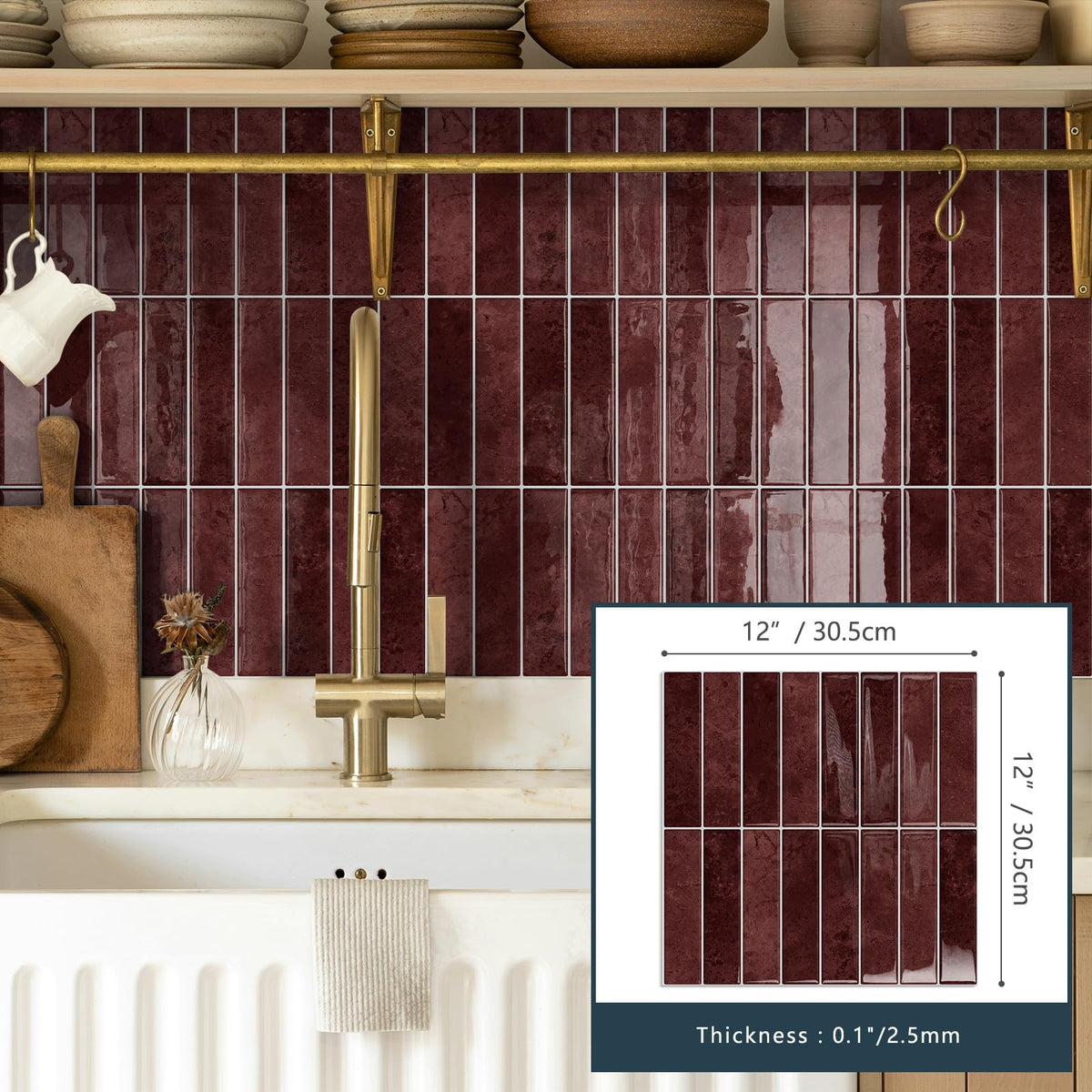 MOONFUN easy-clean surface tiles for simple maintenance