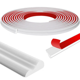 Moonoom 20 ft wall molding with adhesive backing for quick DIY installs.