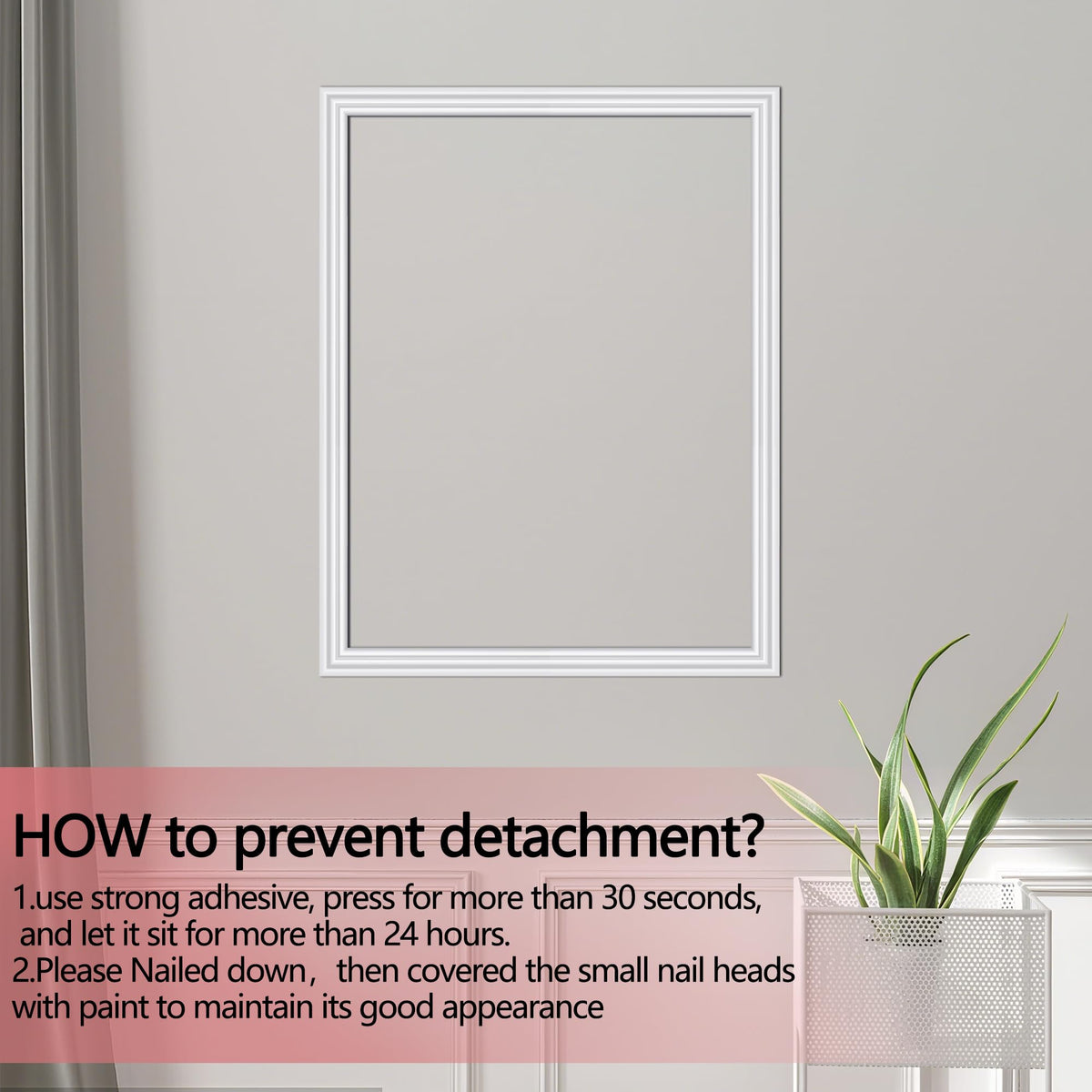 Moonoom adhesion on smooth drywall demonstrates reliable hold without nails