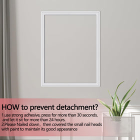 Moonoom adhesion on smooth drywall demonstrates reliable hold without nails
