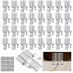Moonoom drywall repair clip setup for quick attachment on 1/2 inch panels
