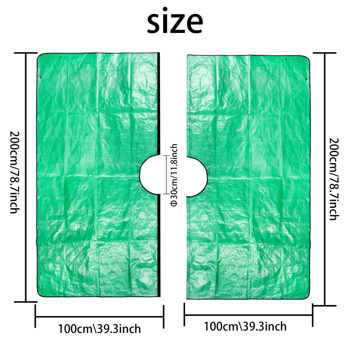 Moonoom waterproof material used in a garden tarp