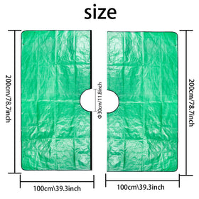 Moonoom waterproof material used in a garden tarp